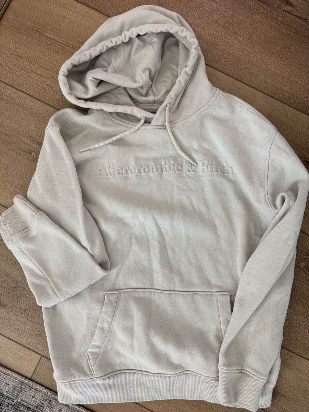 Abercrombie & Fitch Cream Cozy Hoodie